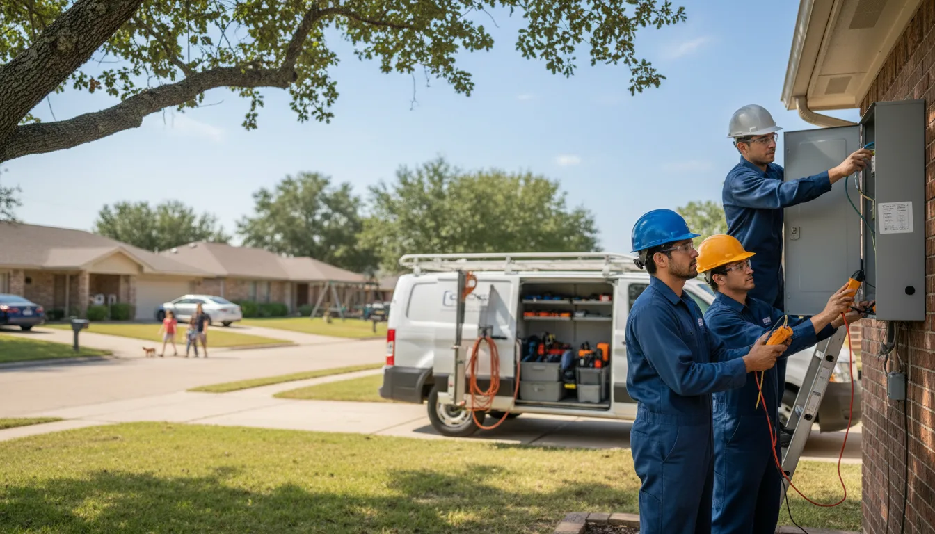 Certified electrician providing emergency electrical services in Waco, KY